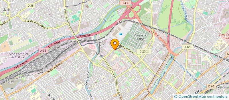 localisation de l'entreprise MADAME FATOUMATA CAMARA  MULHOUSE