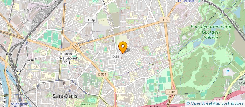 localisation de l'entreprise MADAME FATOUMATA CISSE à SAINT-DENIS