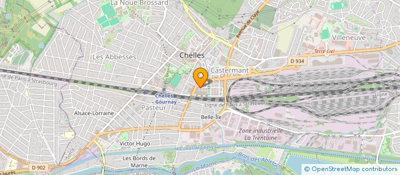 localisation de l'entreprise MADAME FATOUMATA CISSE à CHELLES
