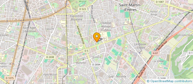 localisation de l'entreprise MADAME FATOUMATA CISSE  GRENOBLE