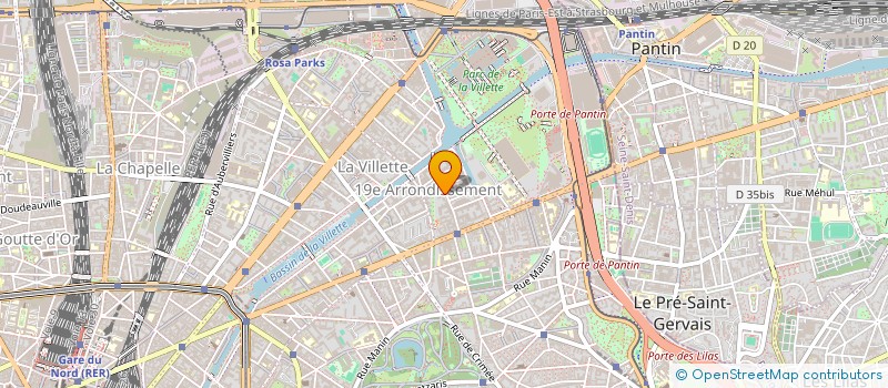 localisation de l'entreprise MADAME FATOUMATA CONTE  PARIS