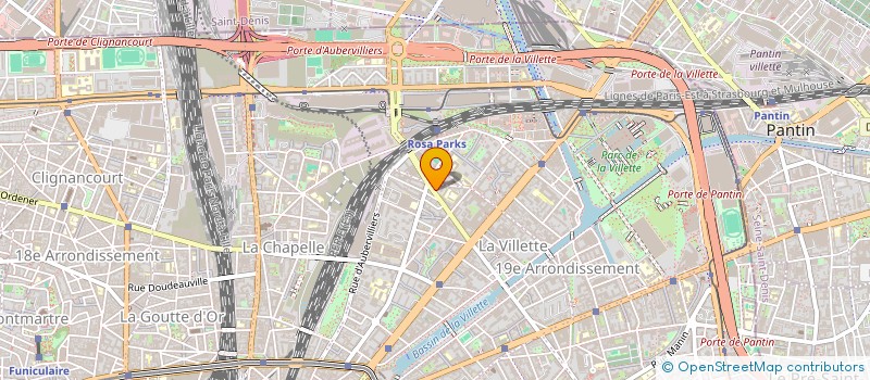 localisation de l'entreprise MADAME FATOUMATA CONTE  PARIS