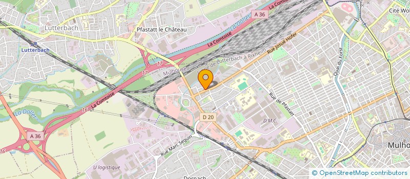 localisation de l'entreprise MADAME FATOUMATA DABO  MULHOUSE