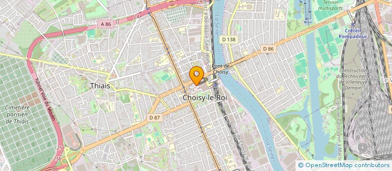 localisation de l'entreprise MADAME FATOUMATA DAGNOGO  CHOISY-LE-ROI