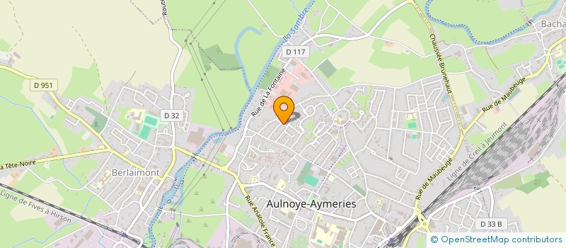 localisation de l'entreprise MADAME FATOUMATA DANIOKO  AULNOYE-AYMERIES