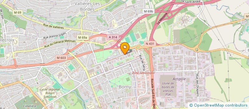 localisation de l'entreprise MADAME FATOUMATA DIABATE  METZ