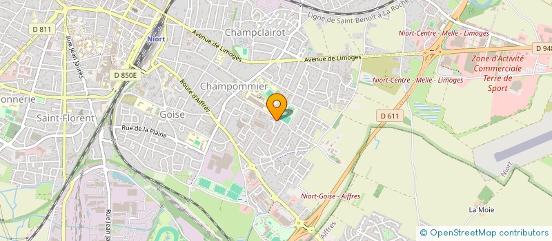 localisation de l'entreprise MADAME FATOUMATA DIABY  NIORT