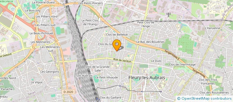 localisation de l'entreprise MADAME FATOUMATA DIABY  FLEURY-LES-AUBRAIS