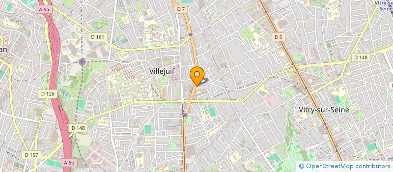 localisation de l'entreprise MADAME FATOUMATA DIAKHABY  VILLEJUIF