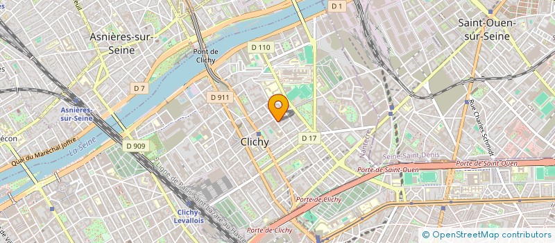 localisation de l'entreprise MADAME FATOUMATA DIALLO à CLICHY