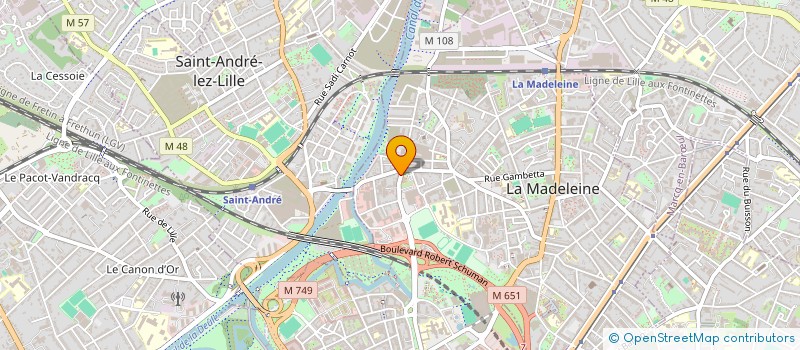localisation de l'entreprise MADAME FATOUMATA DIALLO à LA MADELEINE
