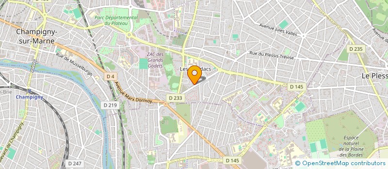 localisation de l'entreprise MADAME FATOUMATA DIARRA  CHAMPIGNY-SUR-MARNE