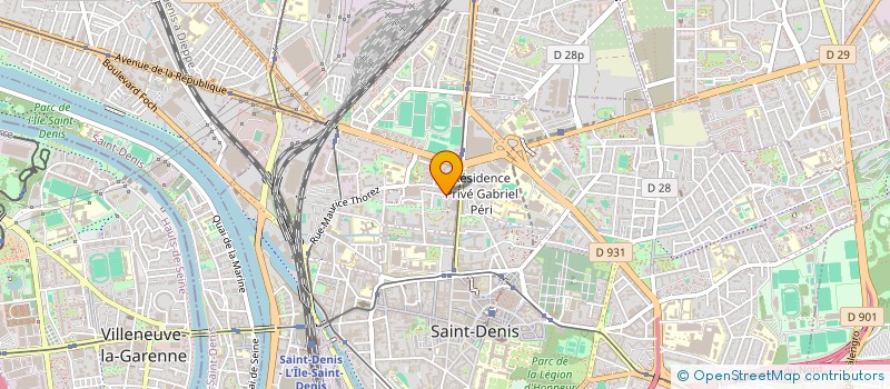 localisation de l'entreprise MADAME FATOUMATA DIAWARA  SAINT-DENIS