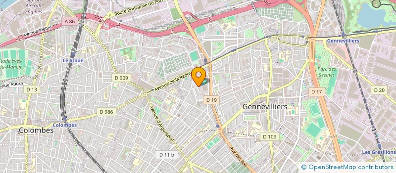 localisation de l'entreprise MADAME FATOUMATA DITE KOUDE BATHILY  ASNIERES-SUR-SEINE