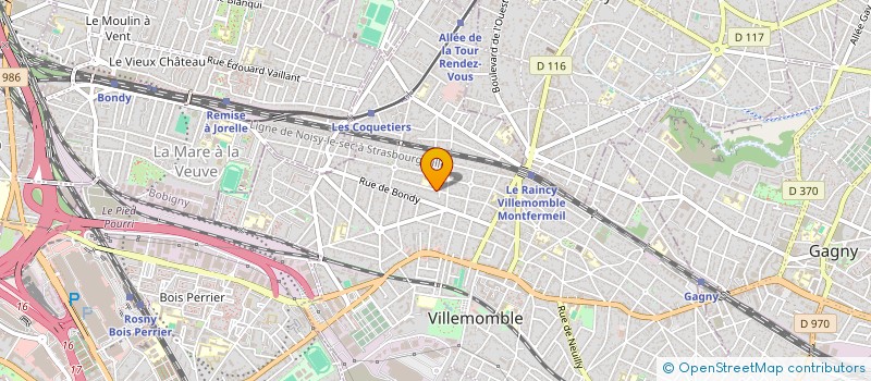 localisation de l'entreprise MADAME FATOUMATA DORMONT  VILLEMOMBLE