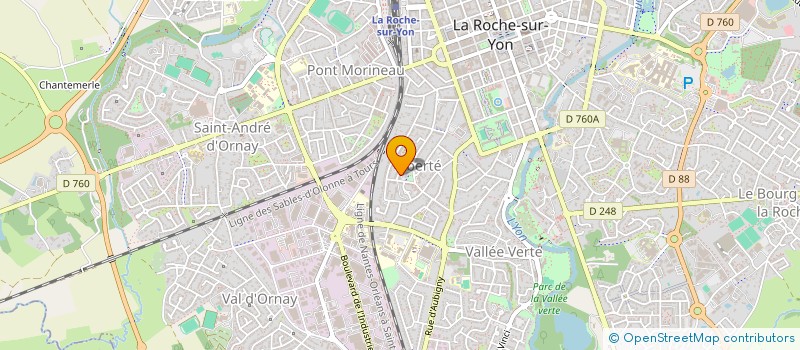 localisation de l'entreprise MADAME FATOUMATA DRAME à LA ROCHE-SUR-YON