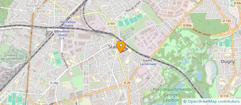 localisation de l'entreprise MADAME FATOUMATA DRAME à STAINS