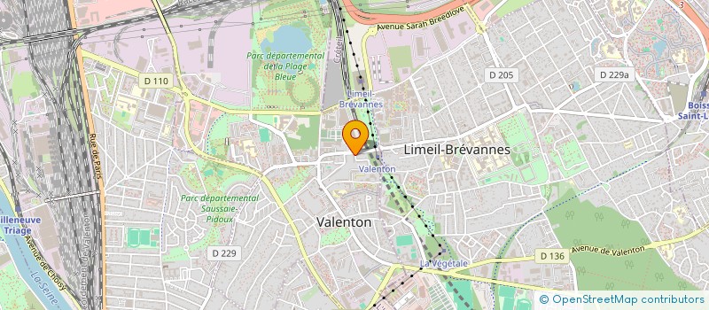 localisation de l'entreprise MADAME FATOUMATA DRAME  VALENTON