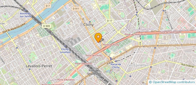 localisation de l'entreprise MADAME FATOUMATA DRAME à CLICHY