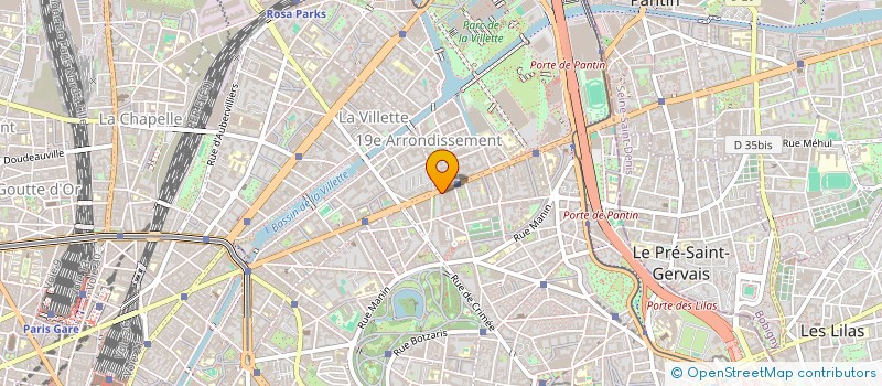 localisation de l'entreprise MADAME FATOUMATA FADIGA  PARIS