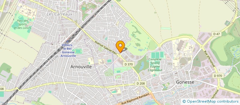 localisation de l'entreprise MADAME FATOUMATA FANE à GONESSE