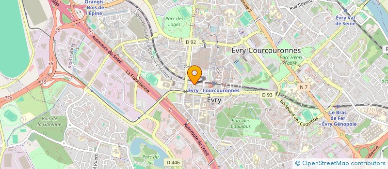 localisation de l'entreprise MADAME FATOUMATA FERNAND  EVRY-COURCOURONNES