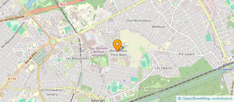 localisation de l'entreprise MADAME FATOUMATA GASSAMA à SEVRAN