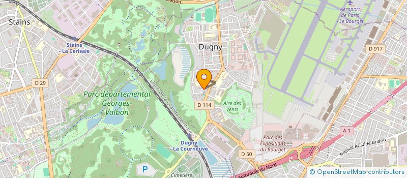 localisation de l'entreprise MADAME FATOUMATA GASSAMA  DUGNY