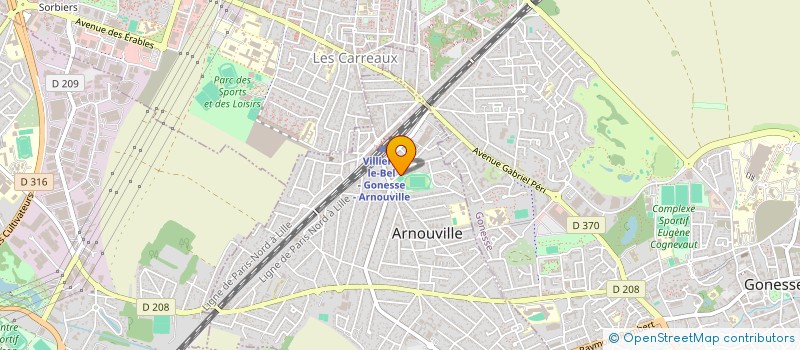 localisation de l'entreprise MADAME FATOUMATA GUIDIERA  VILLIERS LE BEL