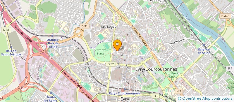 localisation de l'entreprise MADAME FATOUMATA GUINDO  EVRY-COURCOURONNES