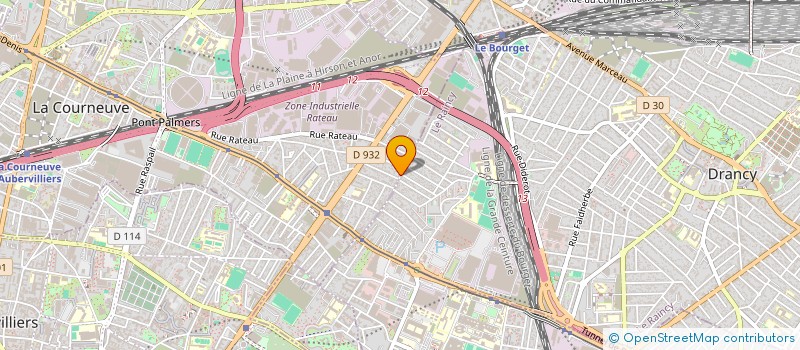 localisation de l'entreprise MADAME FATOUMATA GUIRASSY à LA COURNEUVE