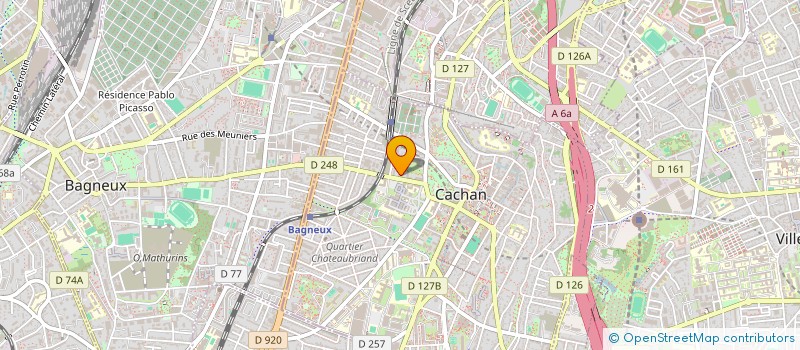 localisation de l'entreprise MADAME FATOUMATA HAIDARA  CACHAN