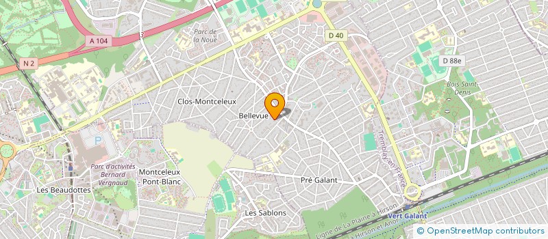 localisation de l'entreprise MADAME FATOUMATA KEBE  VILLEPINTE