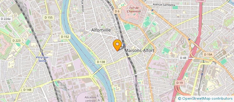 localisation de l'entreprise MADAME FATOUMATA KONE à ALFORTVILLE
