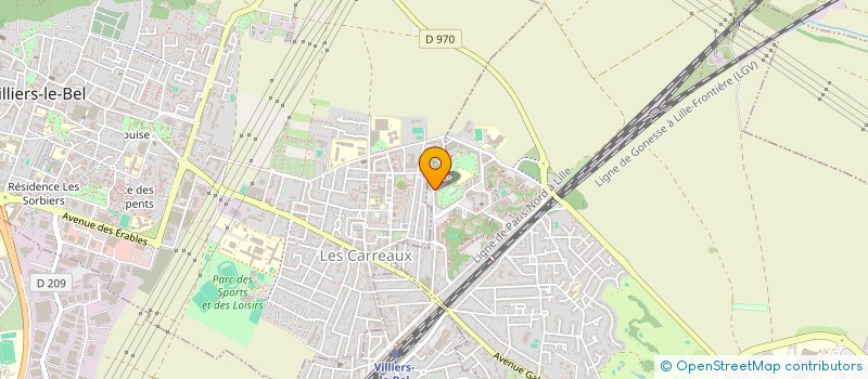 localisation de l'entreprise MADAME FATOUMATA KONTE  GONESSE