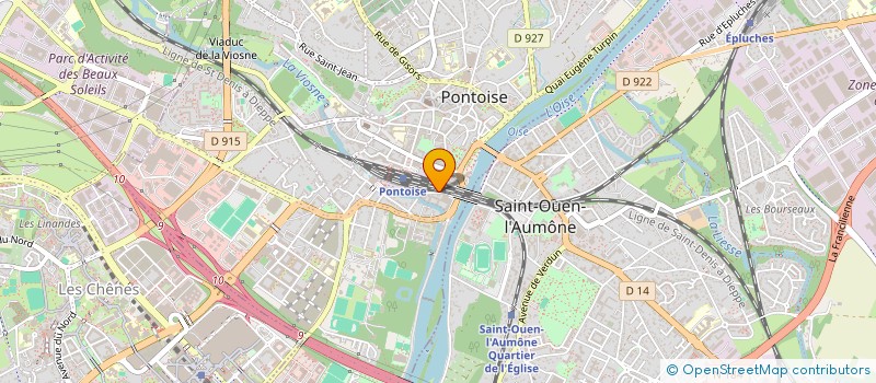 localisation de l'entreprise MADAME FATOUMATA KONTE  PONTOISE