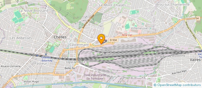 localisation de l'entreprise MADAME FATOUMATA LAMARANA BAH à CHELLES