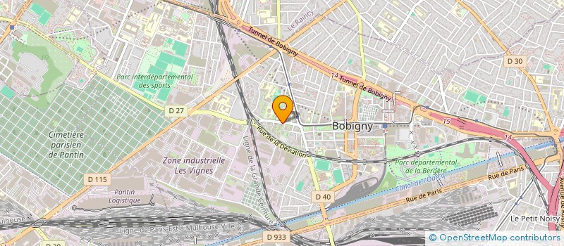 localisation de l'entreprise MADAME FATOUMATA MEITE à BOBIGNY