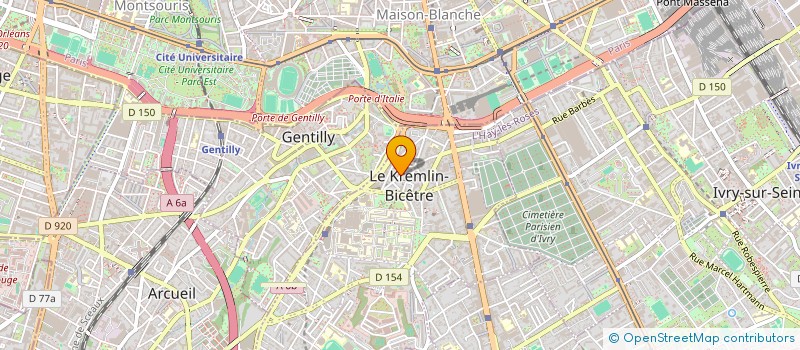 localisation de l'entreprise MADAME FATOUMATA MEITE  LE KREMLIN-BICETRE