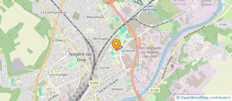 localisation de l'entreprise MADAME FATOUMATA N'DIAYE  NOGENT-SUR-OISE