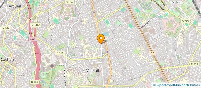 localisation de l'entreprise MADAME FATOUMATA NIANG  VILLEJUIF