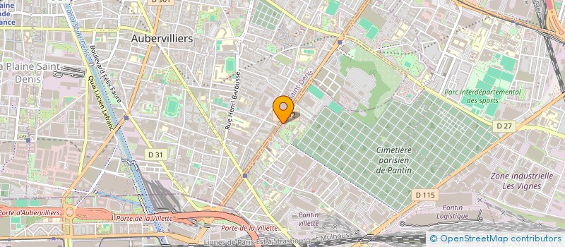 localisation de l'entreprise MADAME FATOUMATA SACKO  PANTIN