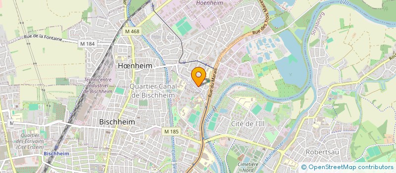 localisation de l'entreprise MADAME FATOUMATA SALL  HNHEIM