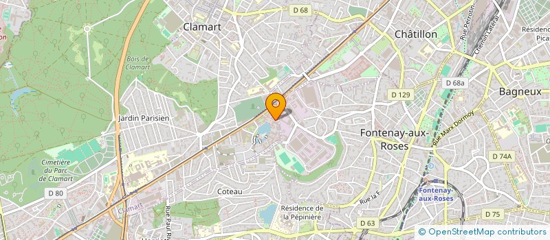 localisation de l'entreprise MADAME FATOUMATA SAMAKE à CLAMART
