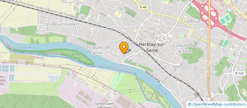 localisation de l'entreprise MADAME FATOUMATA SANOGO  HERBLAY-SUR-SEINE