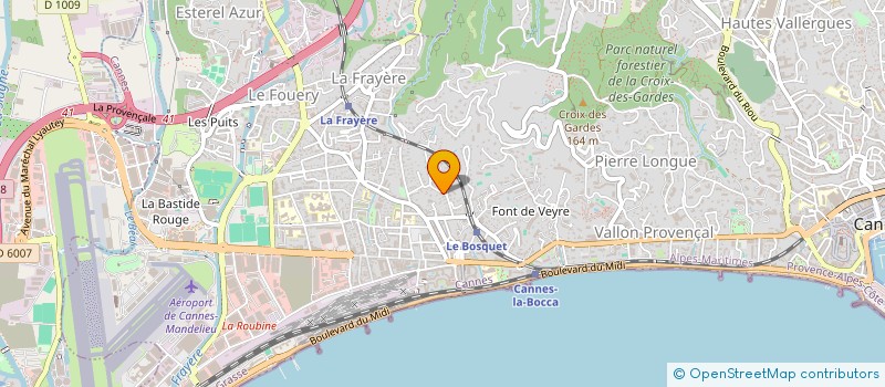 localisation de l'entreprise MADAME FATOUMATA SANOGO  CANNES