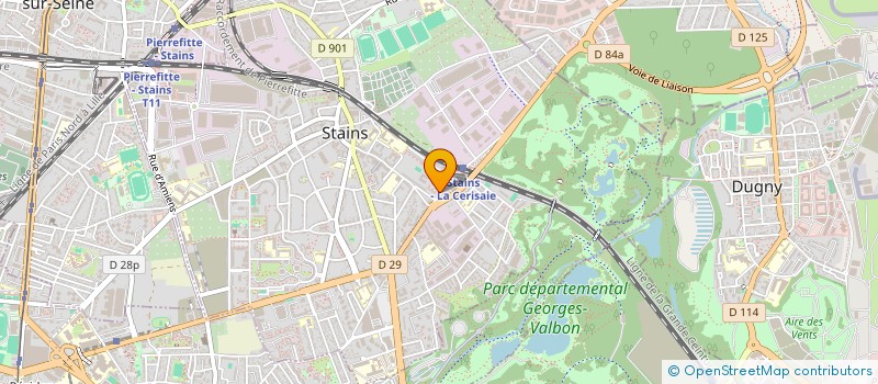 localisation de l'entreprise MADAME FATOUMATA SIDIBE à STAINS