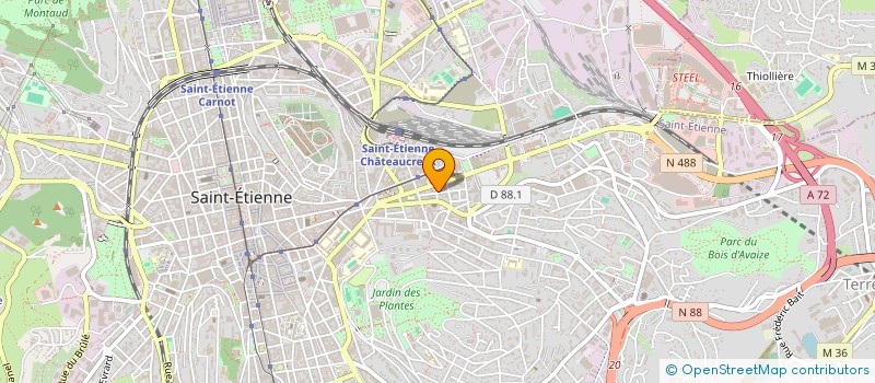 localisation de l'entreprise MADAME FATOUMATA SIDIBE  SAINT-ETIENNE