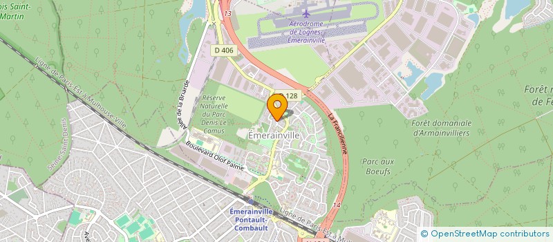 localisation de l'entreprise MADAME FATOUMATA SOUMARE  EMERAINVILLE