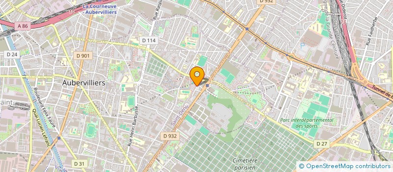 localisation de l'entreprise MADAME FATOUMATA SYLLA à AUBERVILLIERS